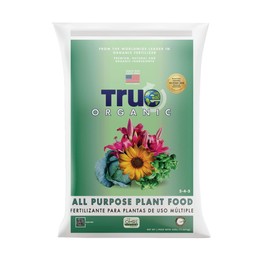 True Organic All Purpose Plant Food – Organic Fertilizer for Fruits, Vegetables, Flowers, and Herbs – 25lb Bag Covers 544 sq. ft.