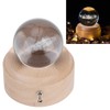 Solar System Pattern Crystal Ball Rotating Music Box USB Charging