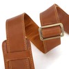Polare Full Grain Leather Adjustable Replacement Shoulder Strap with Metal