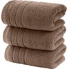 AYO Bath Towels, 100% Cotton, Hotel Specifications, Set of 3,