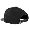 Blackskies Vanguard Snapback Cap Black Men's Baseball Cap Suede Synthetic