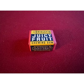 1950, Wrigley's JUICY FRUIT , "Un-Opened" Pellet Gum Pack (Scarce / Vintage)