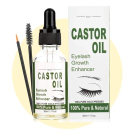 Serum Crecimiento Pestañas Aceite Ricino Realzador 30ml Full Momento De Aplicación Día/noche Tipo De Piel Todo Tipo De Piel