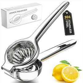 Sopito 304 Stainless Steel Lemon Squeezers Seedless Juicing for Kitchen Bar