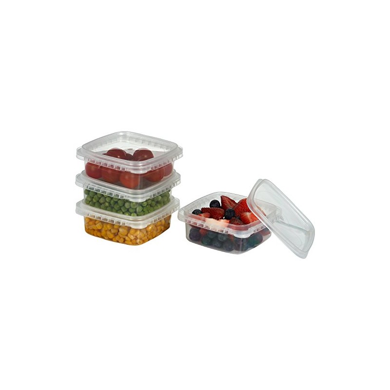 Clear Deli Food Storage Containers With Lids Tamper evident security