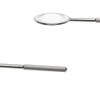 Artibetter 2pcs Round Optical Cross Cylinder Lens Tool Set diopters