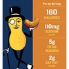 PLANTERS Deluxe Honey Roasted Whole Cashews, Party Snack, Plant-Based Protein,