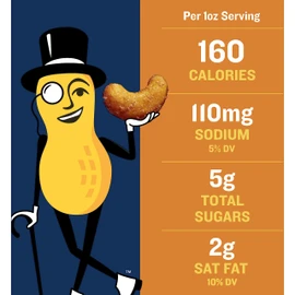 PLANTERS Deluxe Honey Roasted Cashews, Plant Based Protein, 8.25 Oz (1 Ct) | Roasted Cashews. Flavored Cashews. Snacks for Adults. Resealable Canister. Plant Based Protein Snack. Party Mix