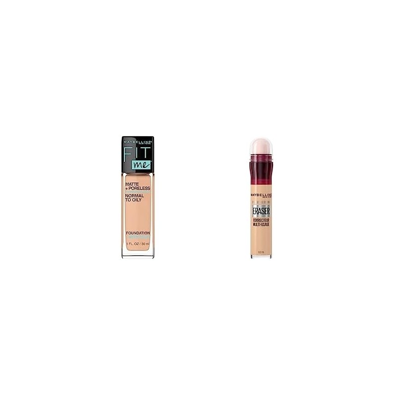 Maybelline Base de Maquillaje Fit Me Matte, 130 Buff Beige
