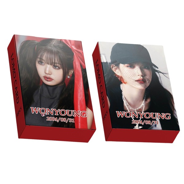PYAJUU WONYOUNG Photocard 55pcs Ive Jangwonyoung I've mine Photocard Kpop