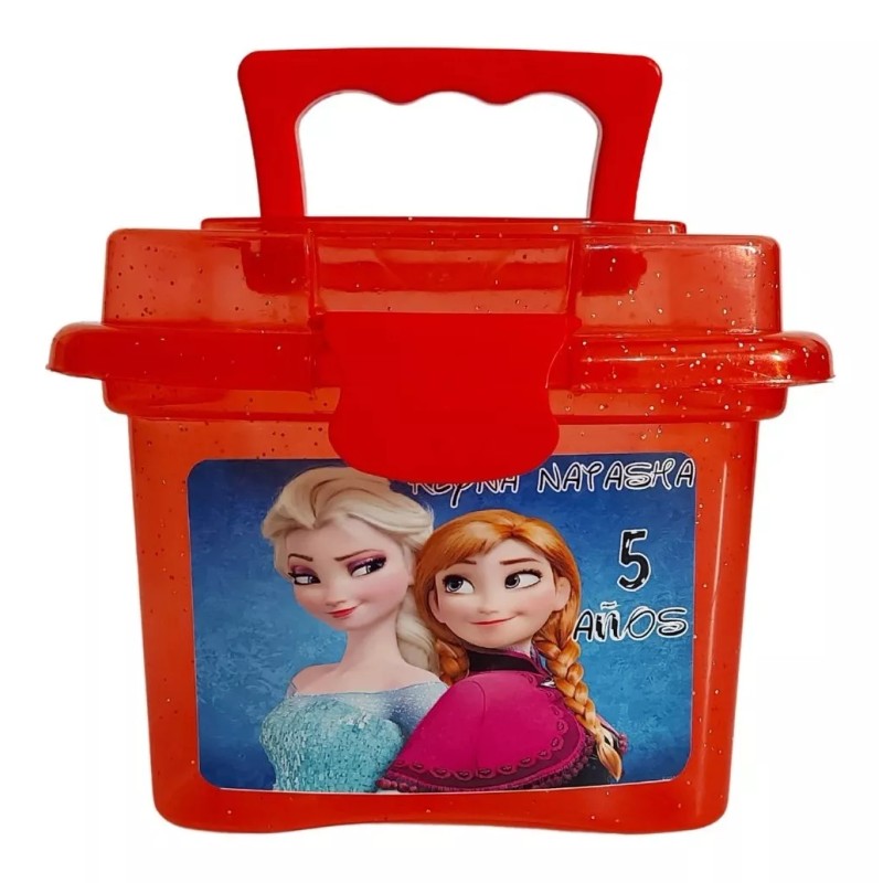 Caja Fiesta Personalizada Dulcero Infantil Lonchera 8 Pzs