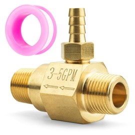 100775 Chemical Injector 3-5 Gpm for General Pump, Pressure Washer Soap Injector Contains Threaded Tape