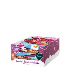 Kneipp "Messaggi dal cuore", cristalli da bagno - con pregiato olio di mirtillo rosso - 1 di 4 design - 40 g