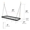 J JACKCUBE DESIGN Ceiling Pot Rack, 33 Inches Wall Hanging