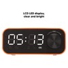 Mini Bluetooth Speaker Heavy Bass Dual Alarm Clock Portable Wireless