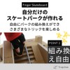 Tropchou Finger Skateboard Park Kit with Slope and Fingerboard, Toy