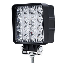 Dinfu LED Work Light, LED Headlight 12 V 48 W 4800 LM LED Spotlight 6000 K IP68 Spot & Flood Square Additional Headlight Tractor High Beam for Truck J-eep ATV UTV SUV Car 4x4 Forklift Light