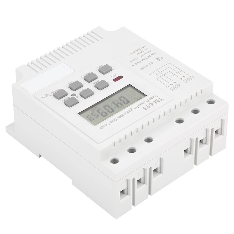 Three Phase Timer Switch Digital Weekly Programmable 380V Time Relay
