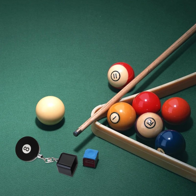 NAUZE Billiard Chalk Holder Retractable Pool Cue Chalk Holder Stainless