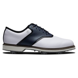 FootJoy Men's FJ Originals Golf Shoe, White/Navy, 9.5 Medium