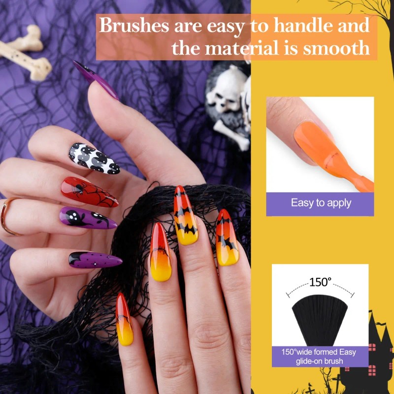 Set De Delineador De Esmalte De Uñas Nail Art French