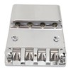 Electric Bass Bridge Replacement 4 Strings Height Adjustable Zinc Alloy