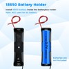 SDTC Tech 2-Pack 3.7V 18650 Battery Holder with Extend Button