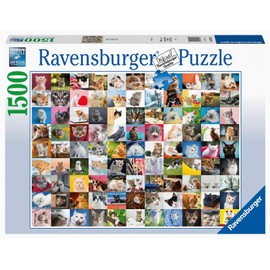 Ravensburger 16235 Puzzle 1500 pièces 99 Chats Adult, Multicoloured