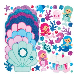 Baker Ross AW609, AW6091 Fish Mermaid Door Kits (Pack of 4), Assorted