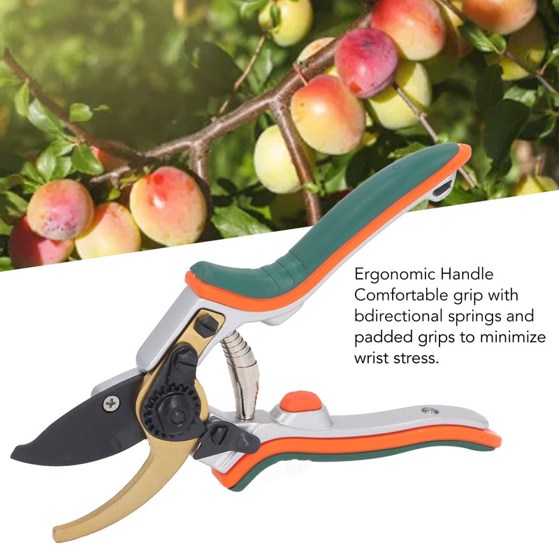 Pruning Shears 8 Inch SK5 Alloy Steel Incisive Gardening Tools