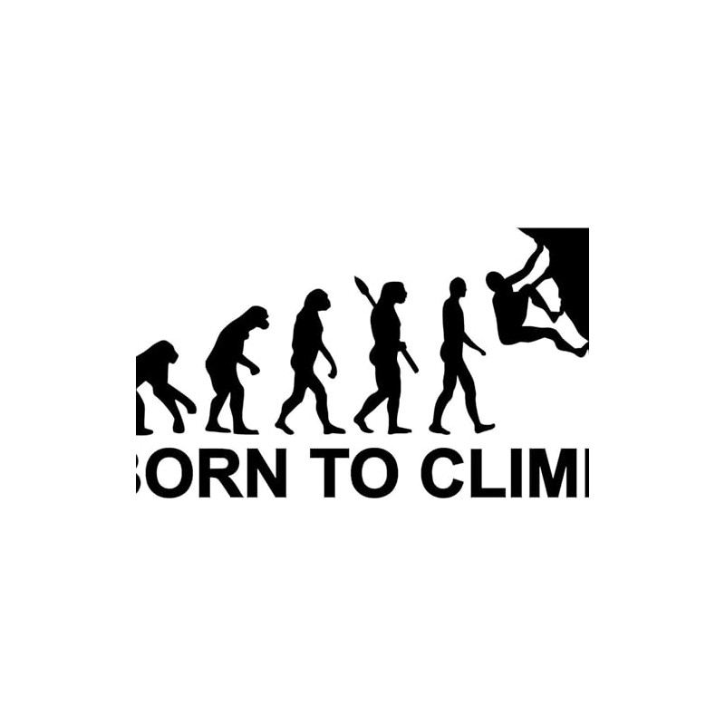 CafePress Evolution Rock Climbing Patches Patch, 4x2in Printed Novelty Applique