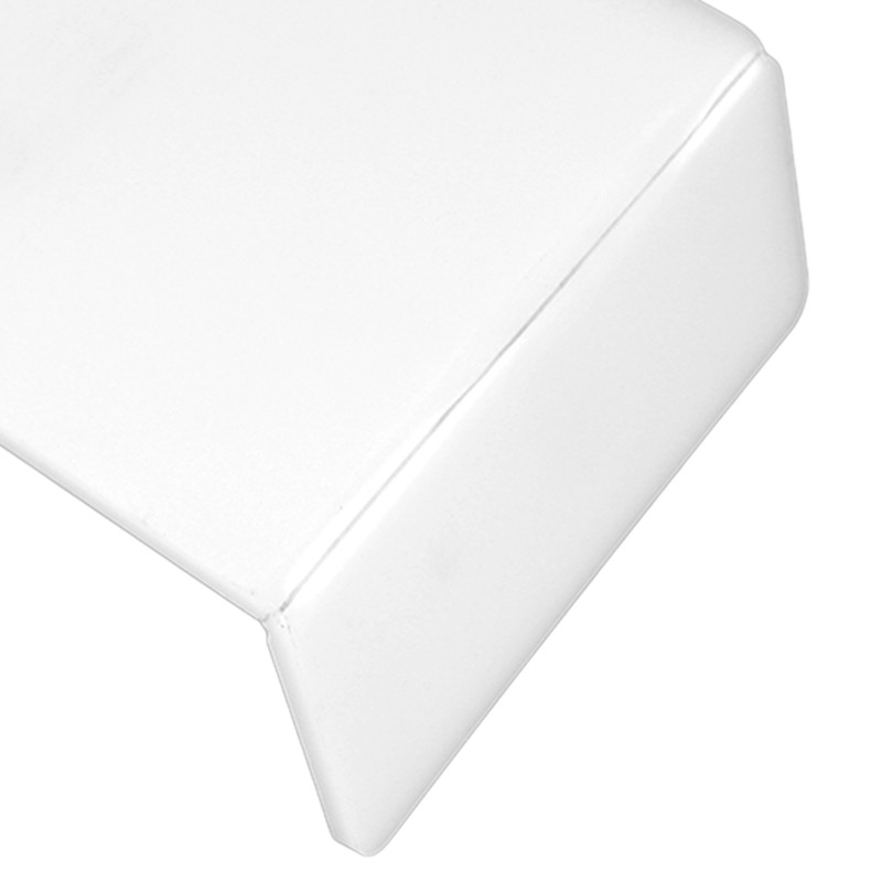 Trapezoidal Dental Desktop Elevated Shelf Acrylic Smoothing Edges Riser Rack