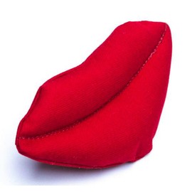 American Dog Big Red Lips Dog Toy, Small Medium Large, Red