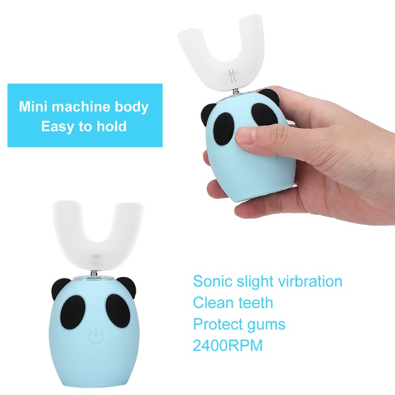 U shaped Children Electric Sonic Toothbrush Intelligent Cleaning Toothbrush Oral