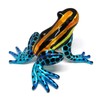 ZOOCRAFT Glass Frog Figurine Poison Dart Animals Hand Blown Painted