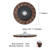 HONGUIS 7 inch Transitional Concrete Grinding Wheel,5/8"-11 Arbor Ceramic Bond