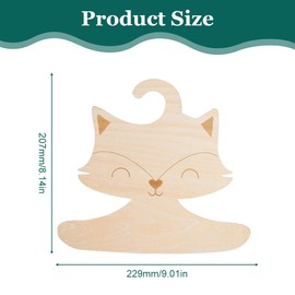 Baby Clothes Hangers, Pack of 5 Baby Hangers, Wooden Baby Hangers, Non-Slip Baby Clothes Hangers, for Newborns, Toddler Clothes, Non-Slip Baby Clothes Hangers