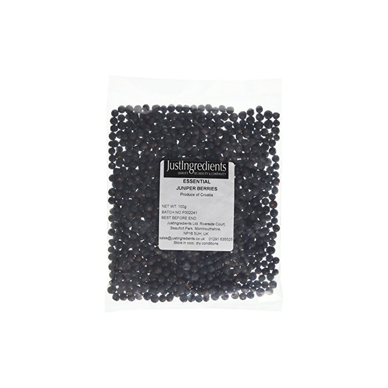 JustIngredients Essentials Juniper Berries, 100 g