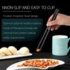 Sbirdbao 5 Pairs Reusable Fiberglass Chopsticks Dishwasher Safe, Japanese Style
