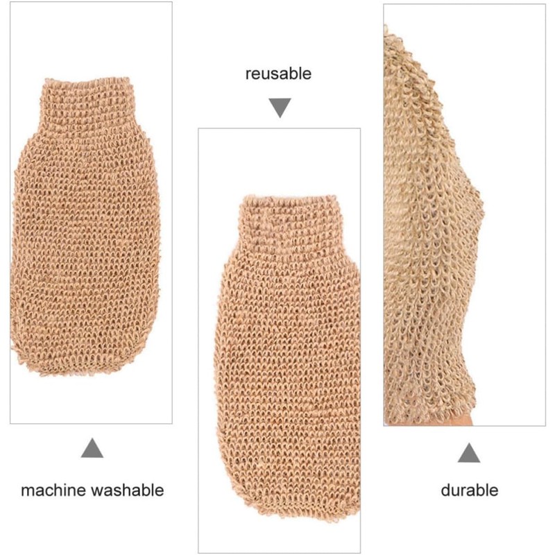 Guantes Exfoliantes de Yute FOMIYES - Elimina Células Muertas (Set