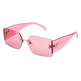 Foster Grant x Wicked Glinda Collection Sunglasses, Pink Perfection, Geometric Square, 62 mm, Unisex