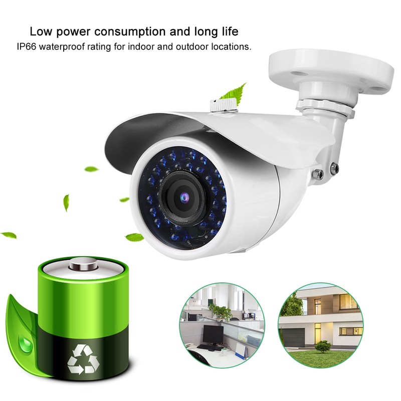 TVI/AHD/CVI/CVBS IP66 Outdoor PAL Analog Bullet Camera IR Night Vision