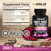 X Gold Health Cápsulas De Extracto De Raíz De Remolacha