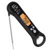 Instant Read Meat Thermometers, Digital Meat Thermometer with Foldable Long