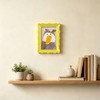 Yellow Picture Frame 4x6, Wall and Tabletop Display