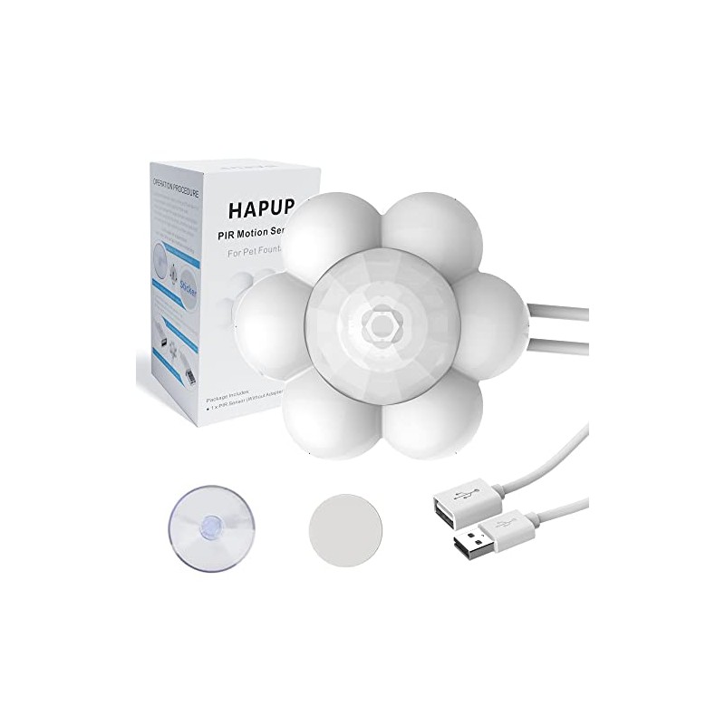 HAPUP Sensor de fuente de gato, sensor de movimiento, fuente