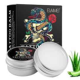 CXNXFD Tattoo Balm, Tattoo Aftercare Butter Balm, Natural Organic Tattoo Cream, Moisturising Cream for New and Old Tattoos, Healing Brightener, Colour-Enhancing