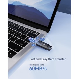 K&ZZ USB Flash Drives 32GB, 5 Pack 32GB Retractable Thumb Drives, USB 3.0 Stick for Laptop, Tablet, Smart TV (Mixed Colors 5pcs)