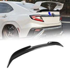 2022-2025 Glossy Black V-Type Trunk Duckbill Spoiler Wing Compatible with Subaru WRX Premium Limited GT 2023 2024