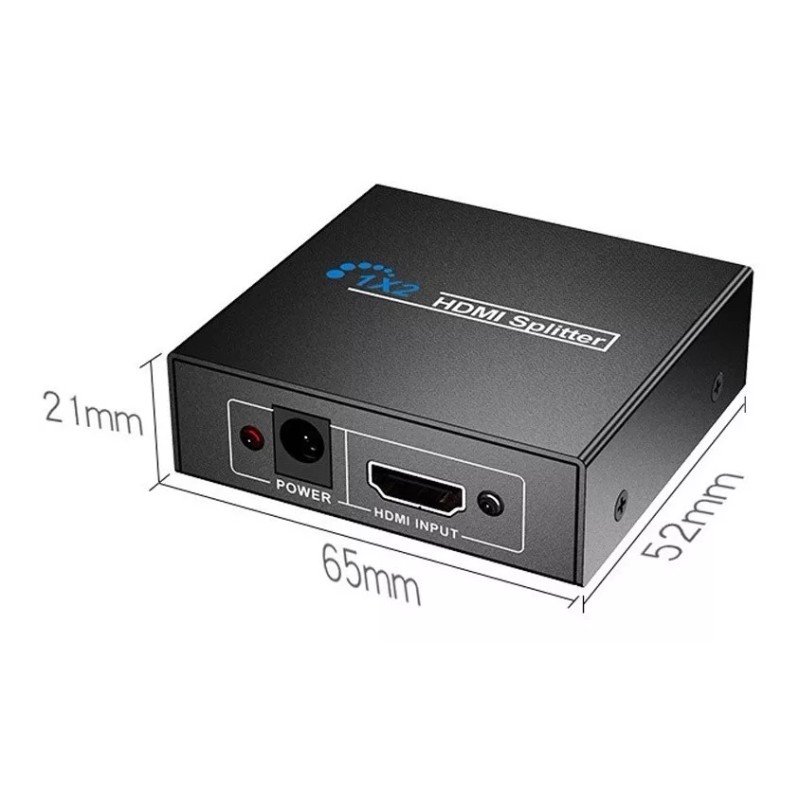 EGTMA Splitter Divisor De Cables Hdtv 1 A 2 Salidas